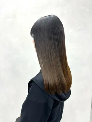 ロング lleno所属・Honami ⋆☽ 縮毛矯正モデル募集中のヘアスタイル