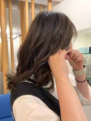 ミディアム 🌞アオキ サキ🕊のヘアスタイル