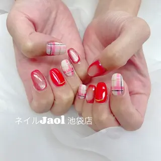 ミディアム nail jaol池袋店所属・ネイルJaol 池袋のネイルデザイン