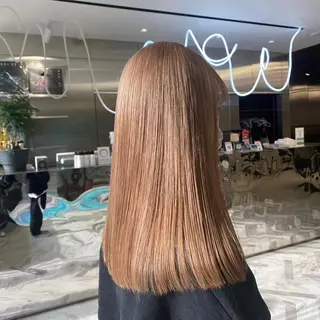 セミロング カラー sawaka🪽うる 艶カラー/レイヤーのヘアスタイル