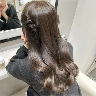 ロング ヘアアレンジ 透明感カラー k-twoういのヘアスタイル