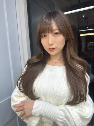 ロング 池袋/韓国/レイヤー 髪質改善/村上けいとのヘアスタイル