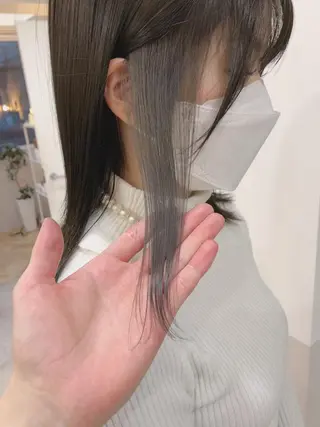 セミロング 夏山 秀憲のヘアスタイル
