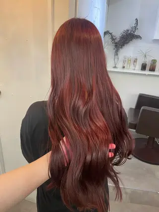 ロング LENA/原宿/ブリ ーチなしWカラー🌼のヘアスタイル