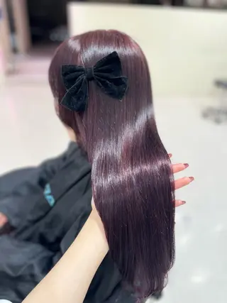 カラー ベージュ・ラベンダー カラー🎀りりのヘアスタイル