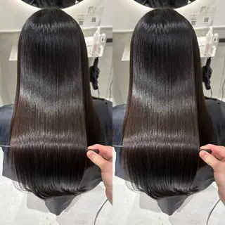 ロング カラー 髪質改善・縮毛矯正 人気No.1💍本木のヘアスタイル