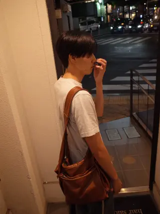 ショート カラー パーマ メンズ jr stylist えのもとりき🐢のヘアスタイル