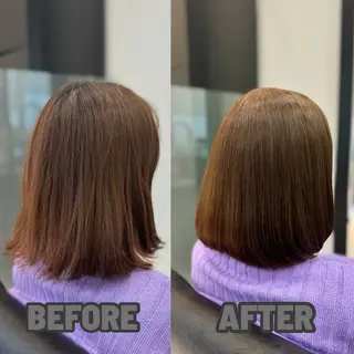 ショート YASU🍎CUT 赤系カラー/ヘアケアのヘアスタイル