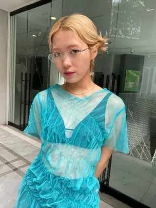 ショート カラー riria/ボブ /ブラウンカラー🎀のヘアスタイル