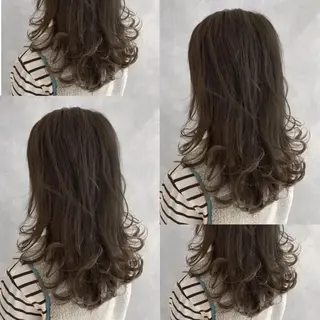 ミディアム ANDO HIKARIのヘアスタイル