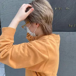 ショート カラー 馬場 瑞穂のヘアスタイル