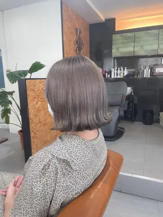 ミディアム カラー かんばら りょーいのヘアスタイル