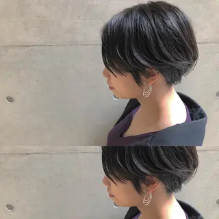 ショート CLUTCH天王寺 西藤遥河のヘアスタイル