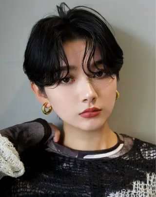ショート 矢津田 侑のヘアスタイル