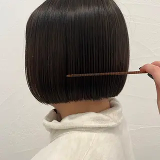 ミディアム 伊藤ゆかり/髪質改善 /透明感カラーのヘアスタイル