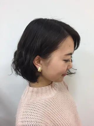 ショート カラー パーマ 💘カラー人気No. 1💘SAYAのヘアスタイル
