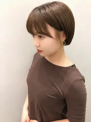 ショート 柏木  彩花のヘアスタイル
