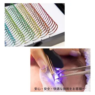 マツエク・マツパ 💡次世代LED -TIARA💡のマツエク・マツパデザイン