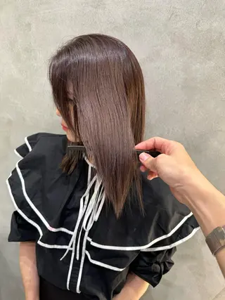ミディアム Londideal 高橋ヒロシのヘアスタイル