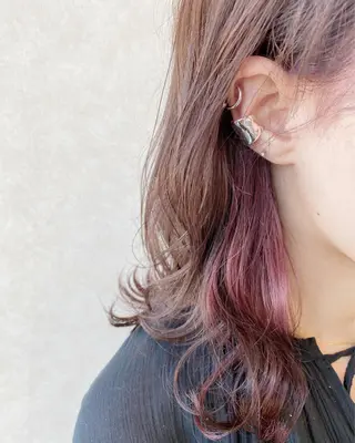 ミディアム カラー 内藤 裕真  k-twoのヘアスタイル