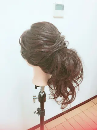 セミロング Delight ヘアメイク着付けのヘアスタイル