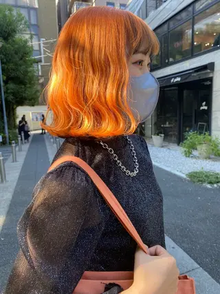 ミディアム カラー Chérie所属・Chérie 渋谷/カラーサロンのヘアスタイル