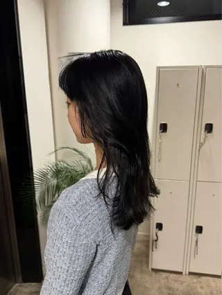 ミディアム カラー 🟡ひろの/ツヤ カラー/髪質改善🟡のヘアスタイル