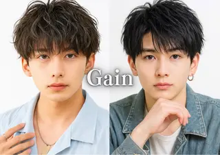 ショート カラー パーマ メンズ 貴方の為の美容師/ Gain KAKKYのヘアスタイル