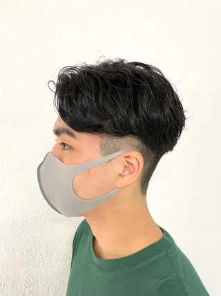 ショート パーマ メンズ 【東北メンズヘア1 位受賞🥇】本間祐太のヘアスタイル