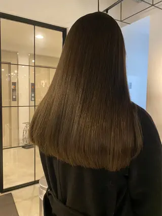 ロング ベージュカラー/新潟 カラー特化/落合優吾のヘアスタイル