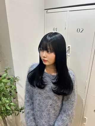 ロング カラー SOYON星ヶ丘所属・👟SOYONトレン ドヘアともし🩶のヘアスタイル