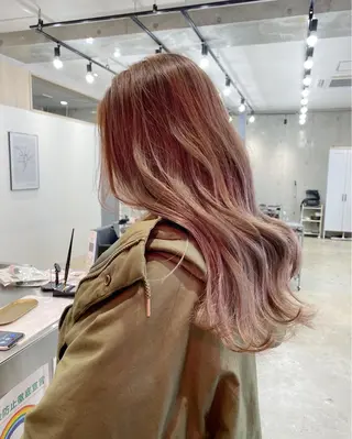 ロング カラー 🪽似合わせNO.1 marina🦩のヘアスタイル