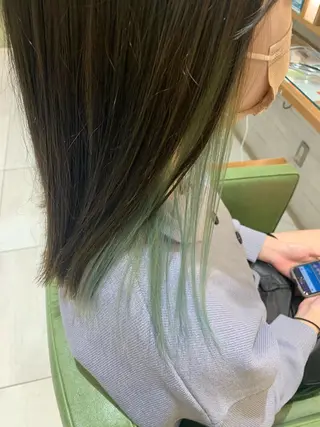 ミディアム カラー 高橋友里亜 /フリーランスのヘアスタイル