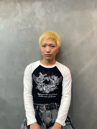 カラー メンズ TNB TOKYO所属・Insta 指名 No.1KURUMIのヘアスタイル