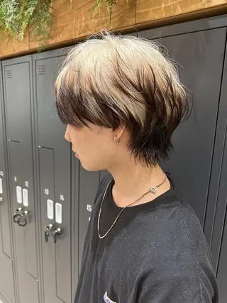 ショート カラー salowin神戸三宮suite所属・工藤 貫多のヘアスタイル