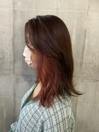 セミロング &mirai MISUZU【女性】のヘアスタイル