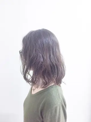 ミディアム カラー パーマ un所属・un 溝の口 伊豆本のマツエク・マツパデザイン