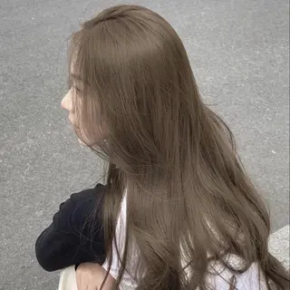 ロング カラー 🤍上品韓国ガーリー 🤍ひとみ🤍のヘアスタイル