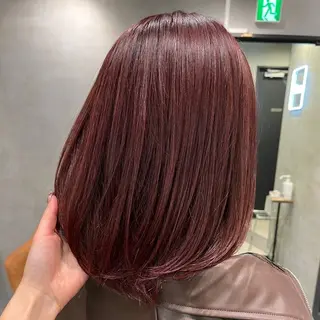 ミディアム カラー 暖色レイヤー 🥀REIRIのヘアスタイル