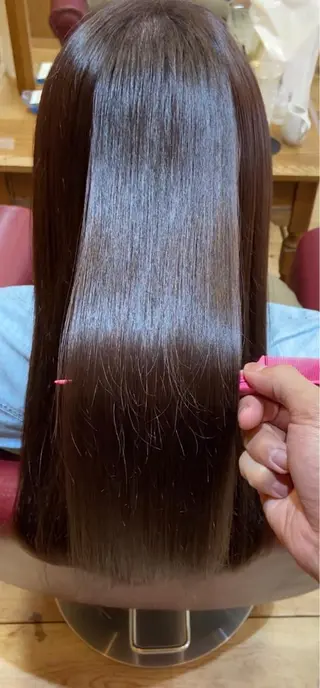 セミロング 髪質改善【due hair】砂川 翔のヘアスタイル