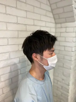 ショート メンズ ヨシダ フミノリのヘアスタイル