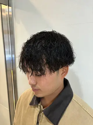 ショート パーマ 札幌パーマ レイヤー/後藤海音のヘアスタイル