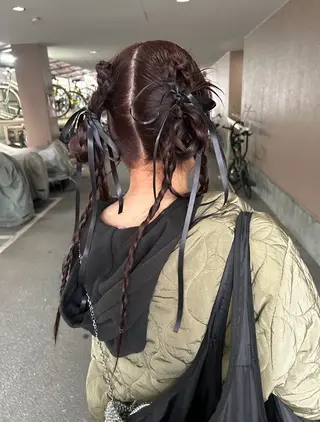 カラー Le'a谷町✨ ムラタユナのヘアスタイル