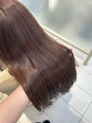 ロング oto🎀×美髪× シースルー前髪🤍のヘアスタイル