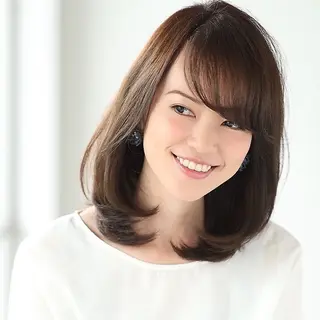 セミロング カラー 自由が丘×似合わせ ディレクター枦山大将のヘアスタイル