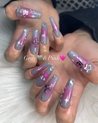 ネイル Nail Salon L'arc所属・☆Mèo ☆のネイルデザイン