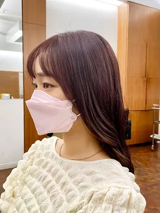 セミロング カラー Paddle所属・似合わせレイヤー/ レイヤーパーマ/高倉のヘアスタイル