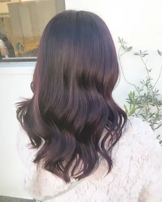 セミロング カラー パーマ ヘアアレンジ 【ツヤ髪美容師】 ツダケイスケのヘアスタイル