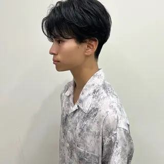ショート 舟橋耀/ブリーチカラ ー/レイヤーカットのヘアスタイル