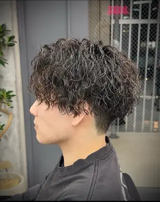 パーマ メンズ little near 町田店所属・😈川口 海人😈のヘアスタイル